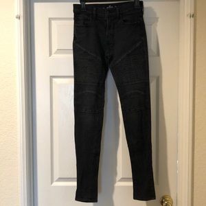 Men's 28x30 black biker jeans
